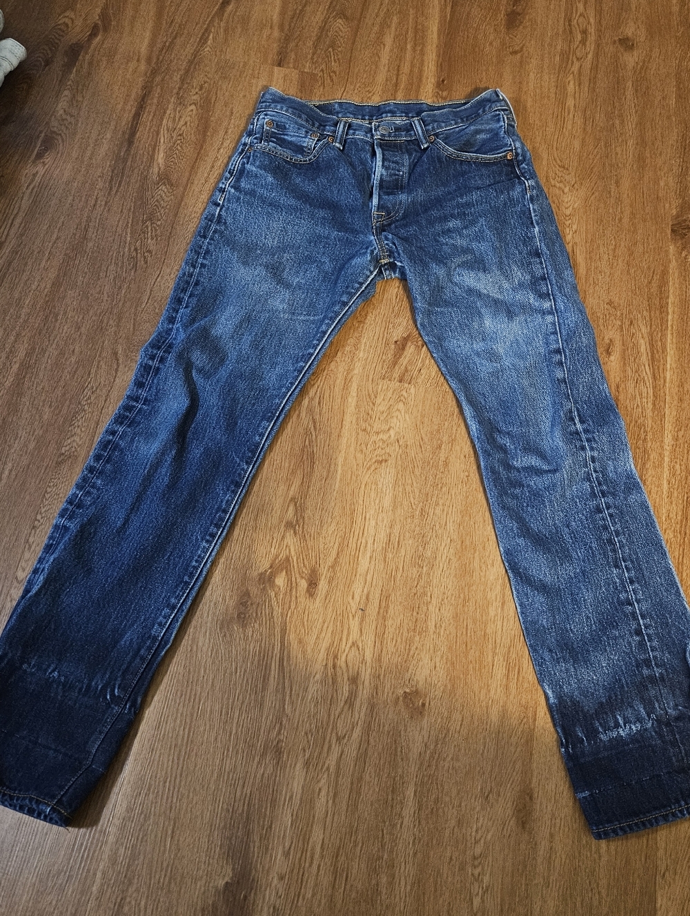 Classic Womens 501  Blue Denim Jeans